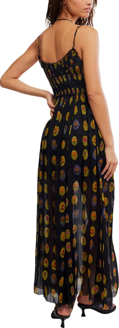 Ciella Floral Cotton Maxi Dress | Nordstrom