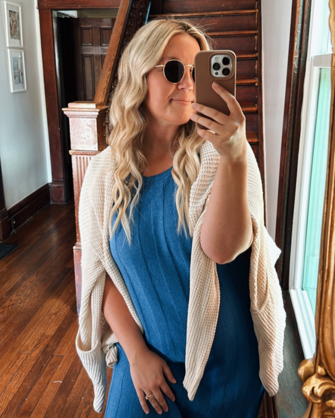One of my favorite outfits for the weekend! This midi knit dress is stunning paired with this cardigan over the shoulders. 

#LTKFindsUnder50 #LTKMidsize #LTKStyleTip