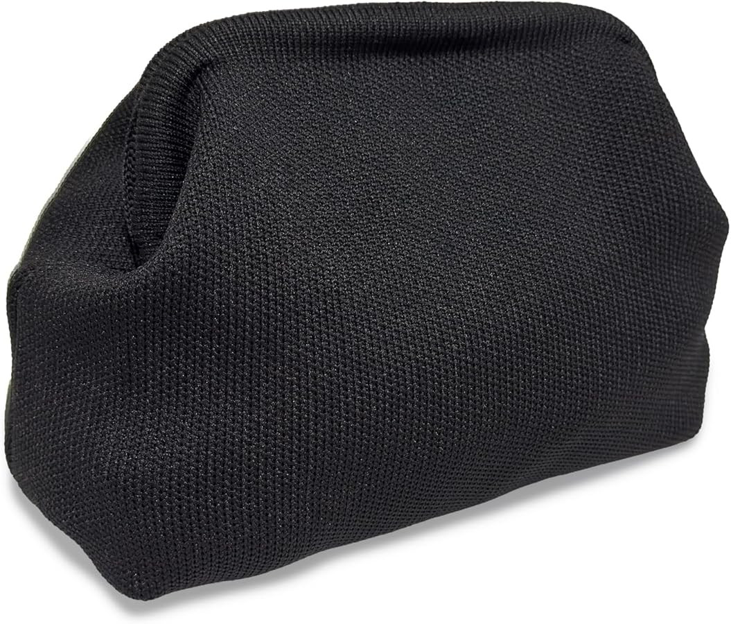 CALINNL Clutch Purses for Women Summer Woven Beach Bags Clutch Purse with Strip Dumpling Ruched C... | Amazon (US)