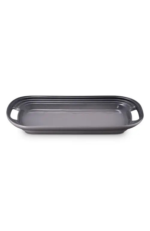 Le Creuset Stoneware Serving Platter in Oyster at Nordstrom | Nordstrom