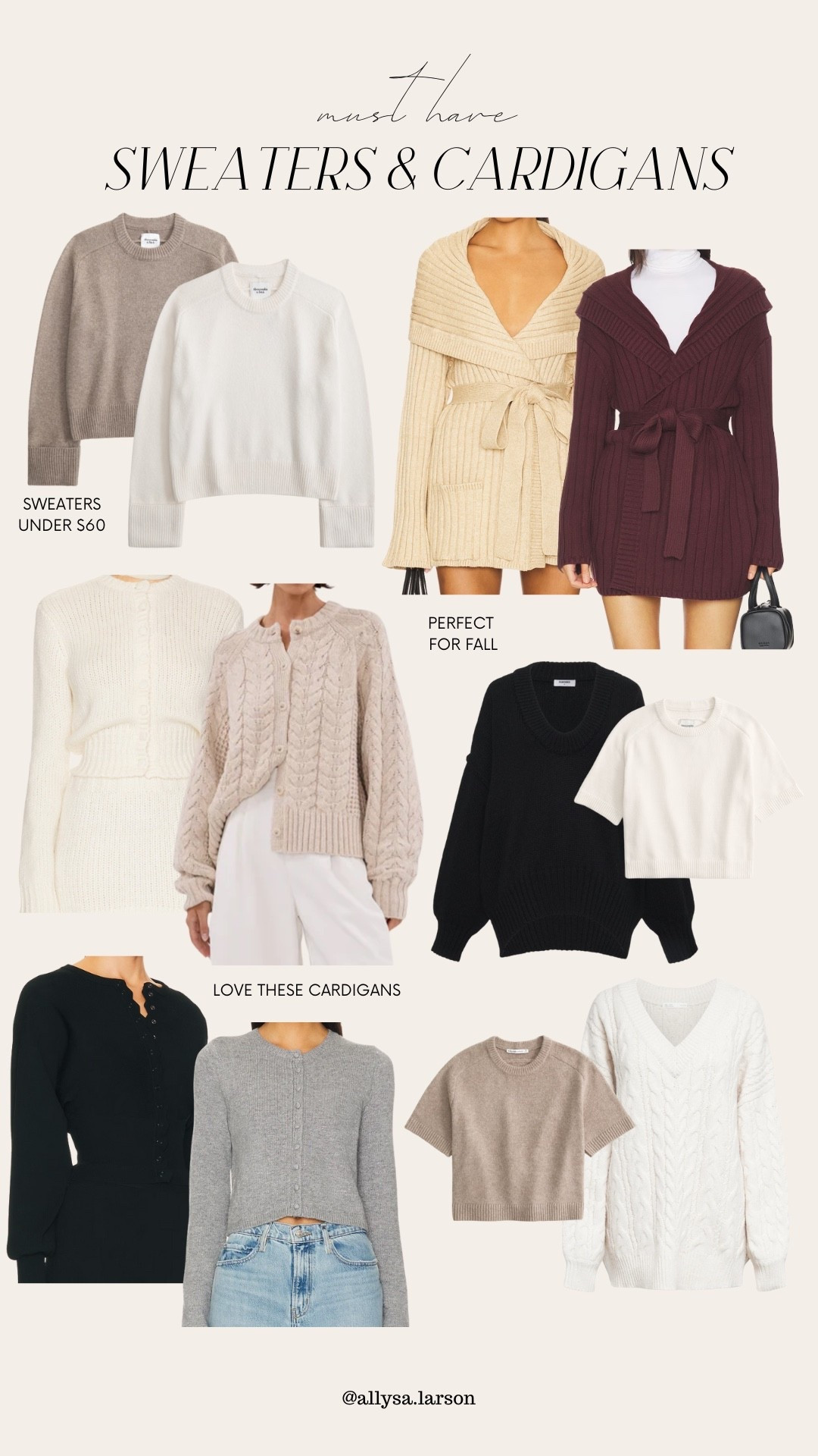 Must have sweaters and cardigans for fall/winter 

#LTKStyleTip #LTKSeasonal #LTKFindsUnder100