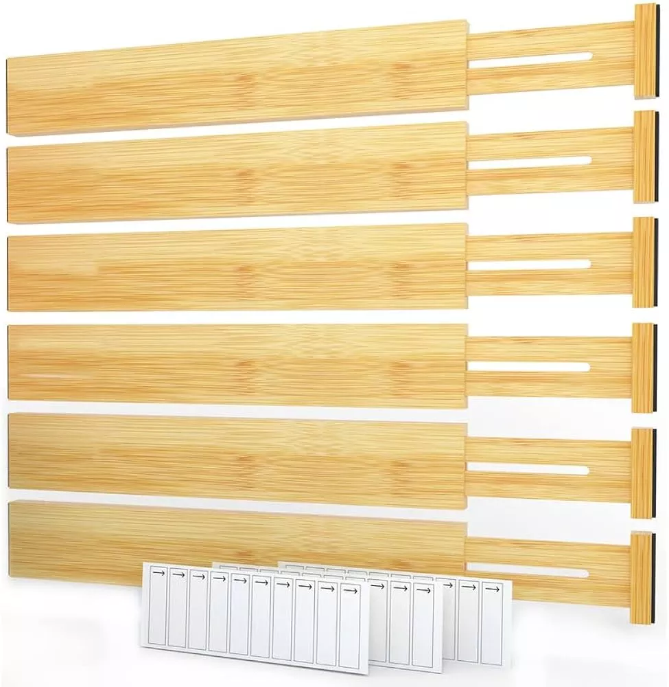 SpaceAid Bamboo Drawer Dividers … curated on LTK