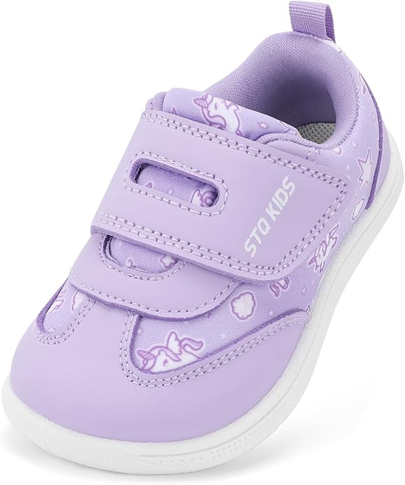 Wide Toe Box Toddler Shoes Zero Drop Boys Girls Barefoot Shoe Non-Slip Little Kids Sneakers for F... | Amazon (US)