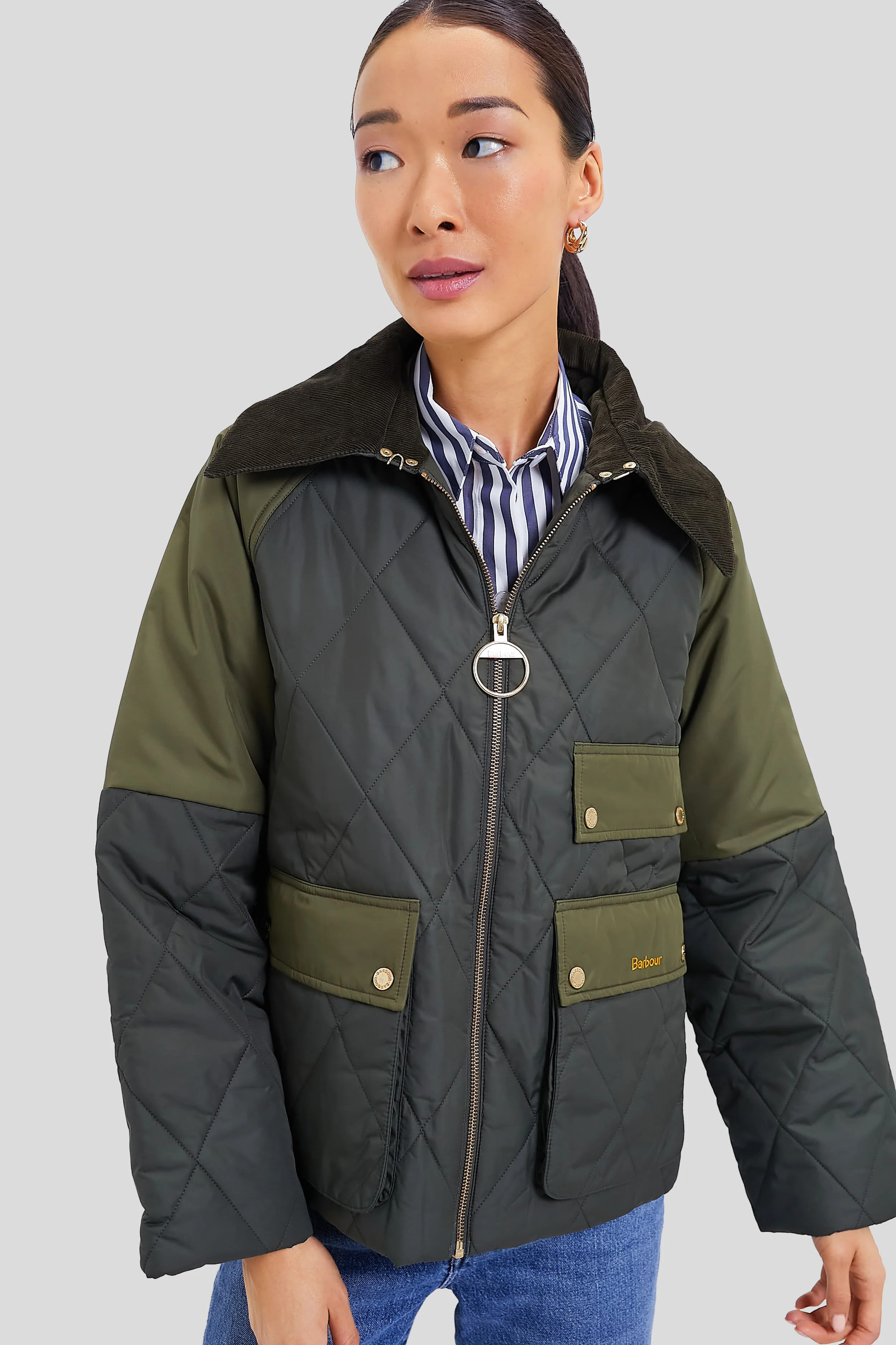 Olive Milby Quilted Jacket | Tuckernuck (US)