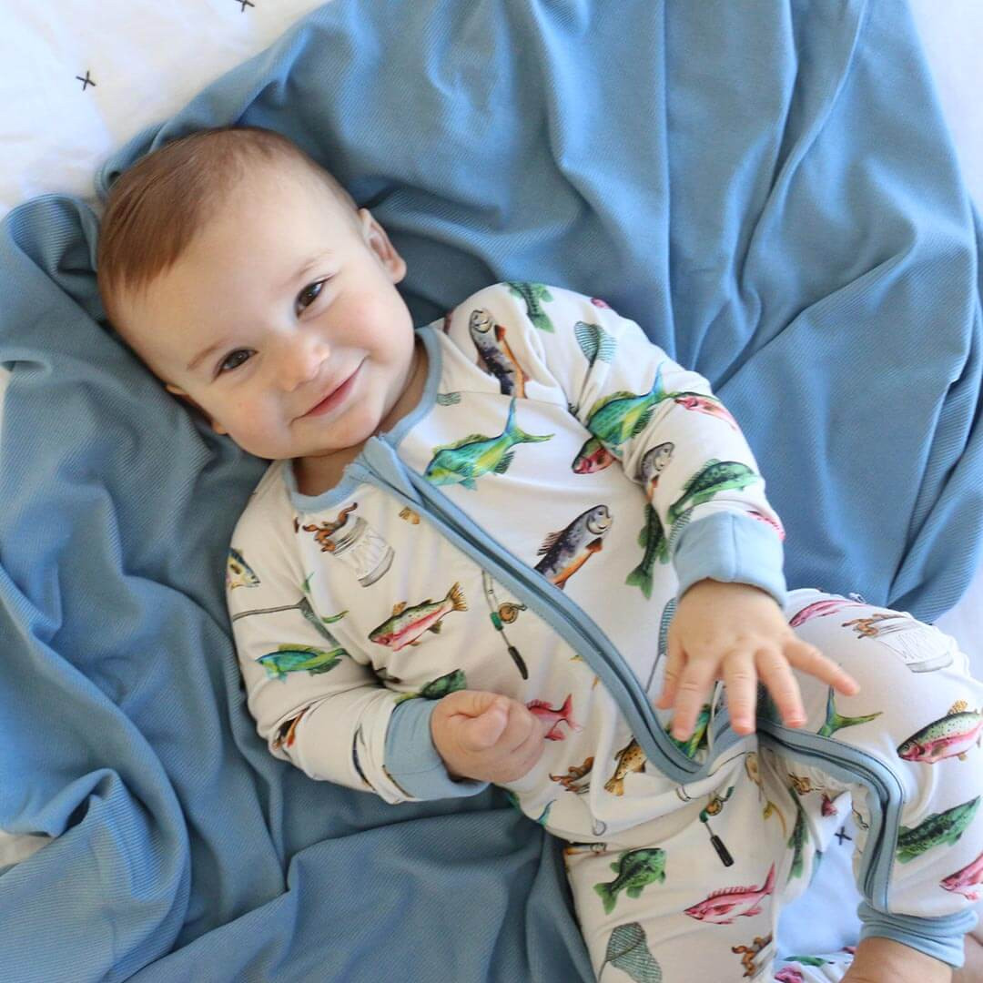 Gone Fishing Convertible Zip Romper | Caden Lane