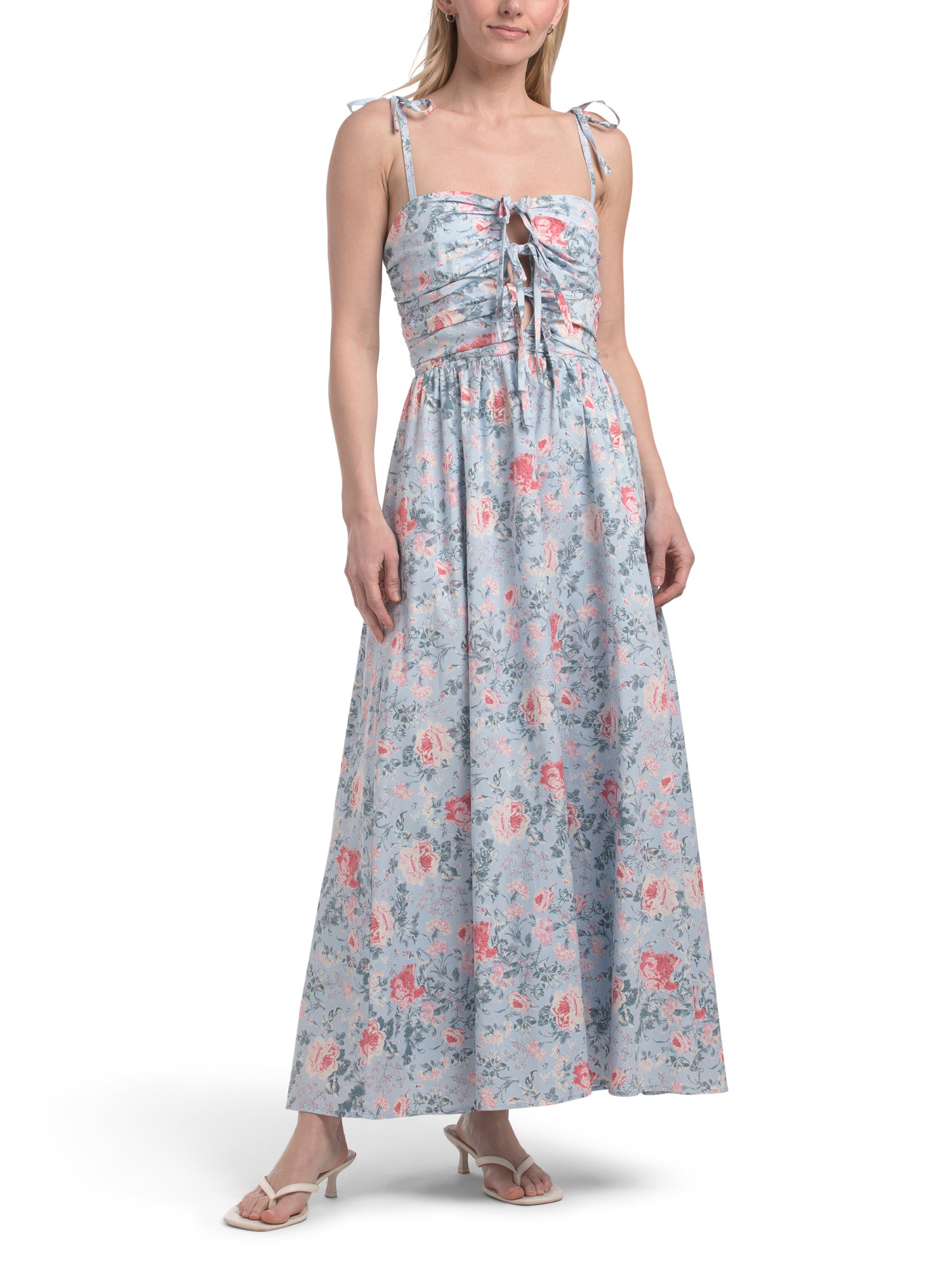 Bow Front Midi Dress | TJ Maxx