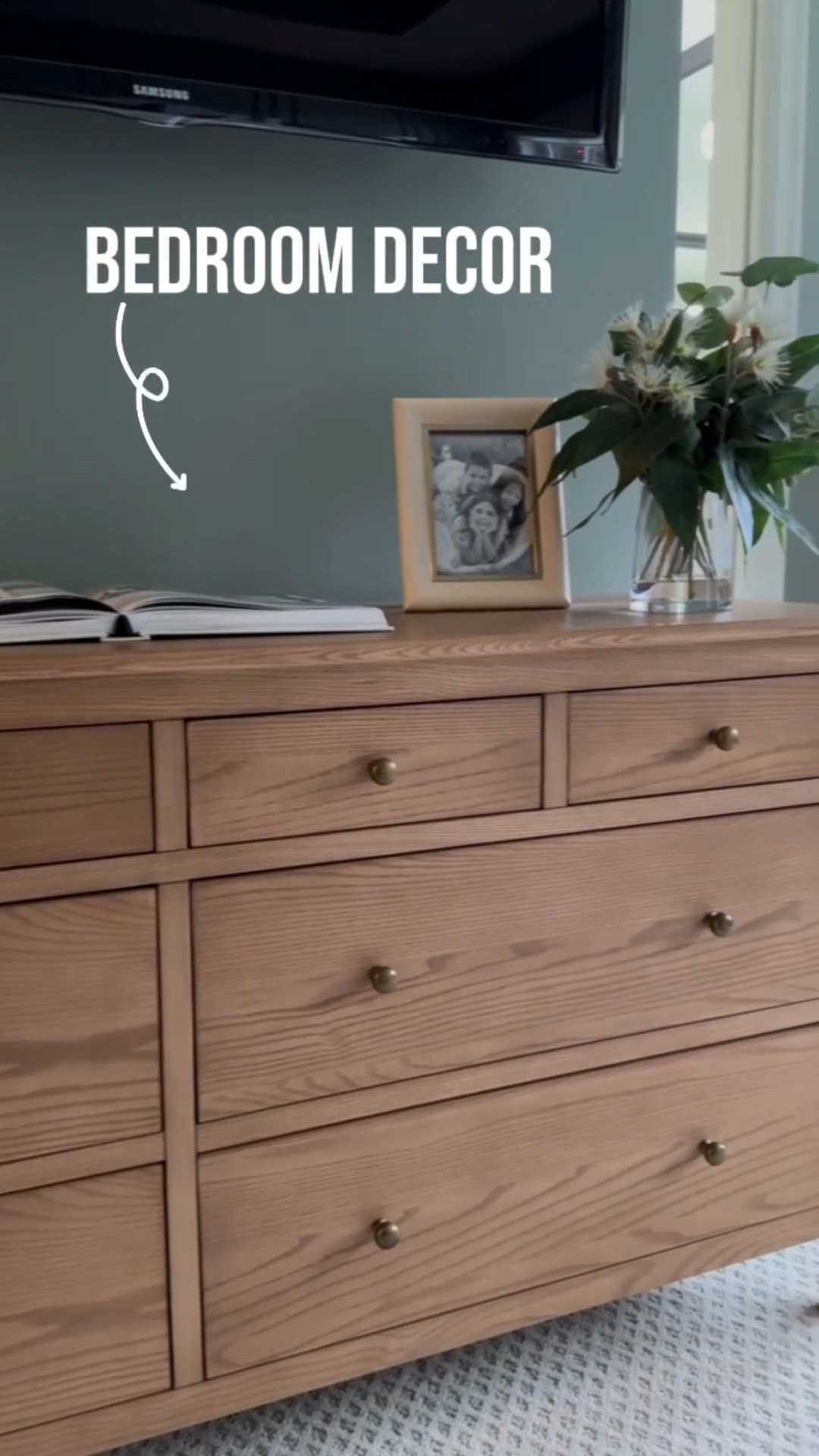 This natural wood dresser is an absolutely favorite. The turned legs add a touch of drama to this low profile piece. Our client absolutely loves this piece! Pair with some simple bedroom decor, and you’re set! ✨ Paint color is Acacia Haze by Sherwin Williams   

#LTKFindsUnder50 #LTKWatchNow #LTKHome