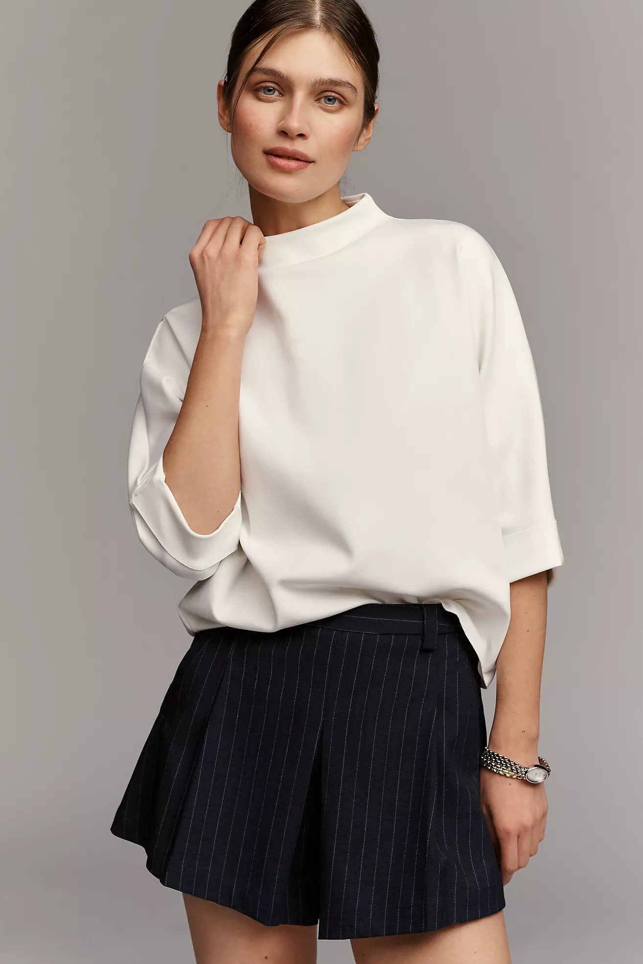 Whitley Mock-Neck Top | Anthropologie (US)