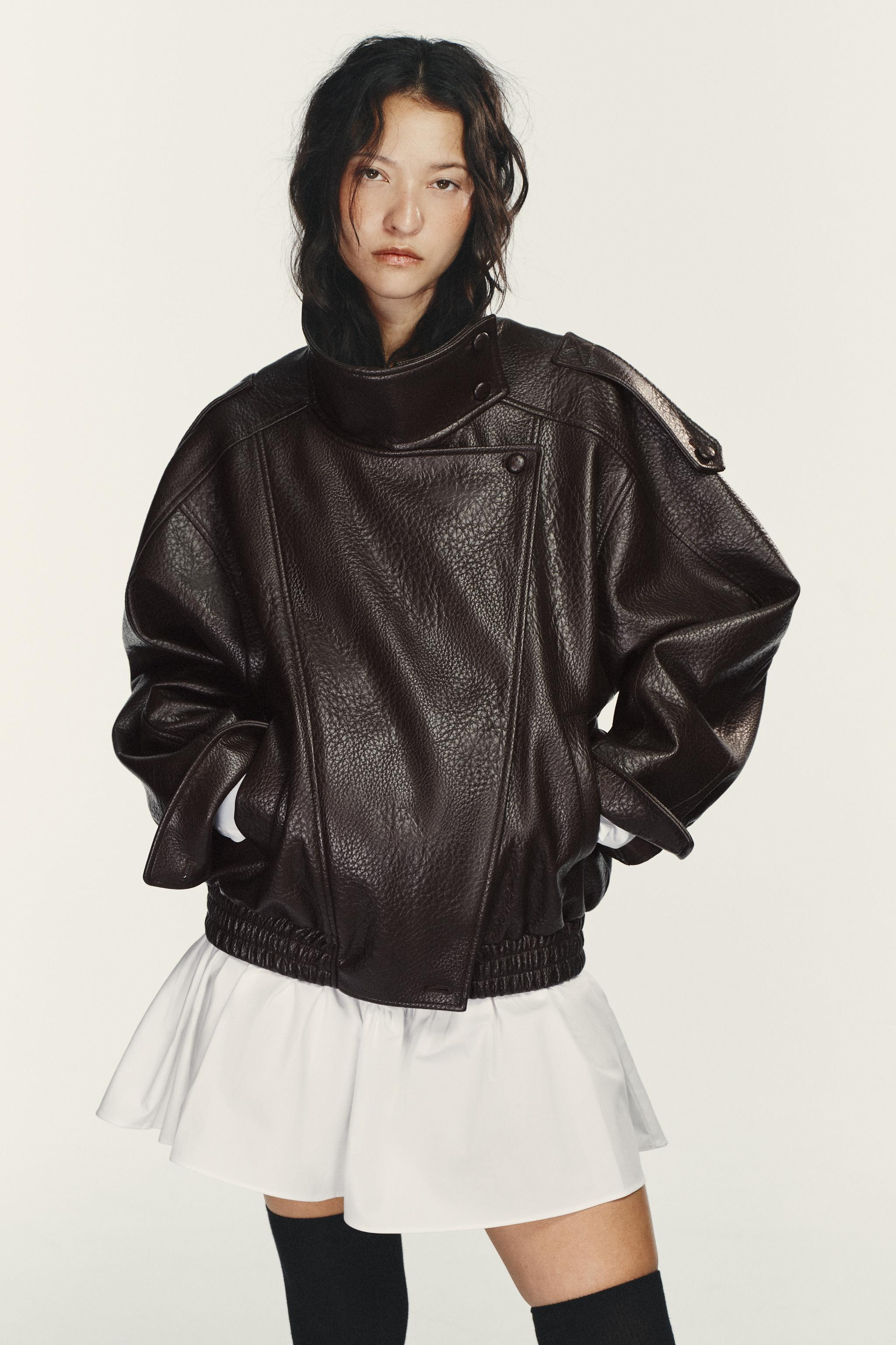 FAUX LEATHER JACKET | Zara UK