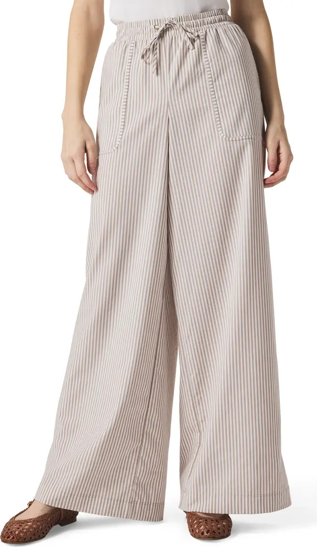 x @Cellajaneblog Stripe Poplin Pants | Nordstrom