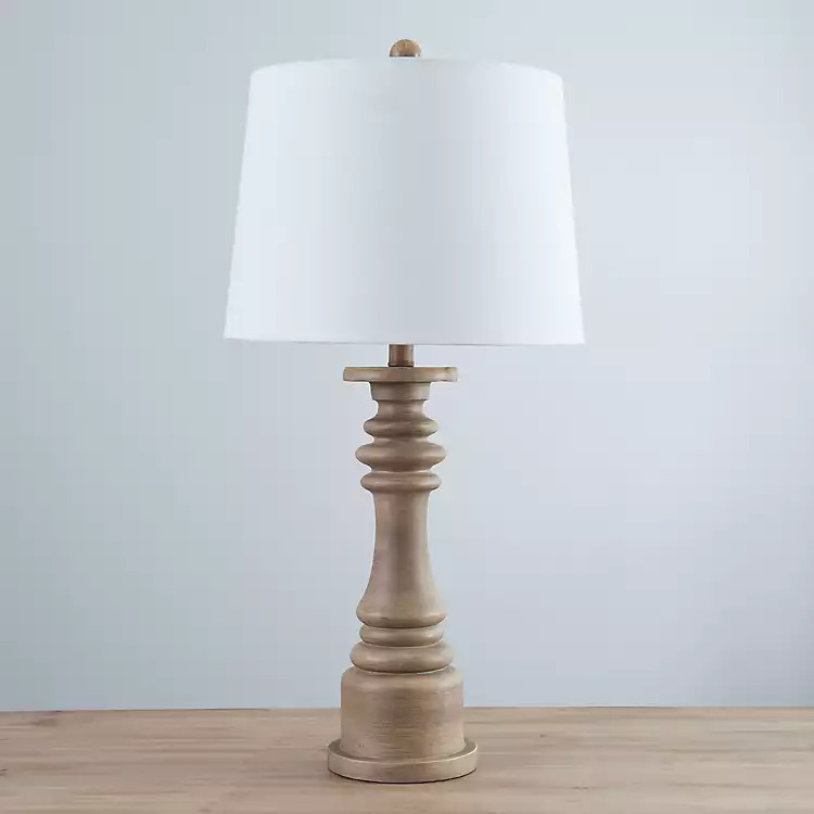 Matthews Brown Baluster Table Lamp | Kirkland's Home