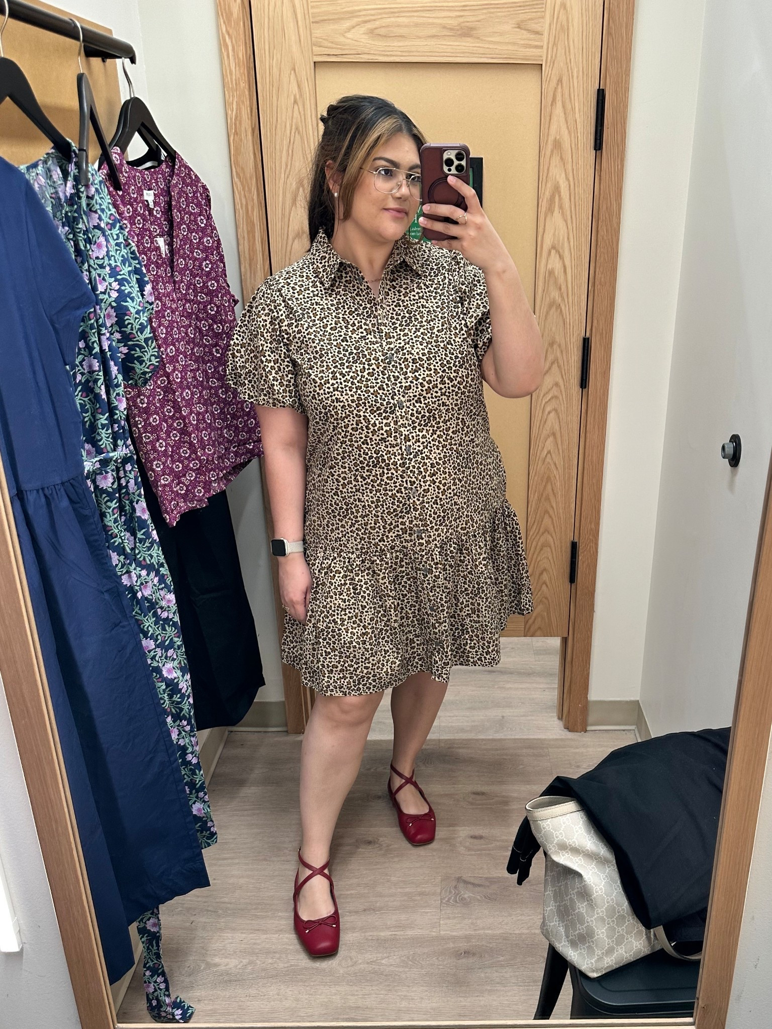 @jcrewfactory try-on. On sale! 

Leopard dress for spring and summer! 
I sized up to a size 18 

#LTKFindsUnder100 #LTKPlusSize #LTKStyleTip
