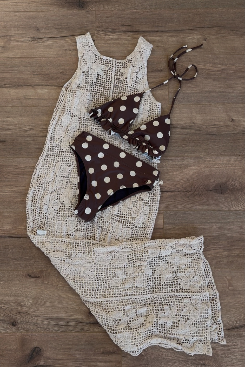 Wearing an XS top and small bottom 