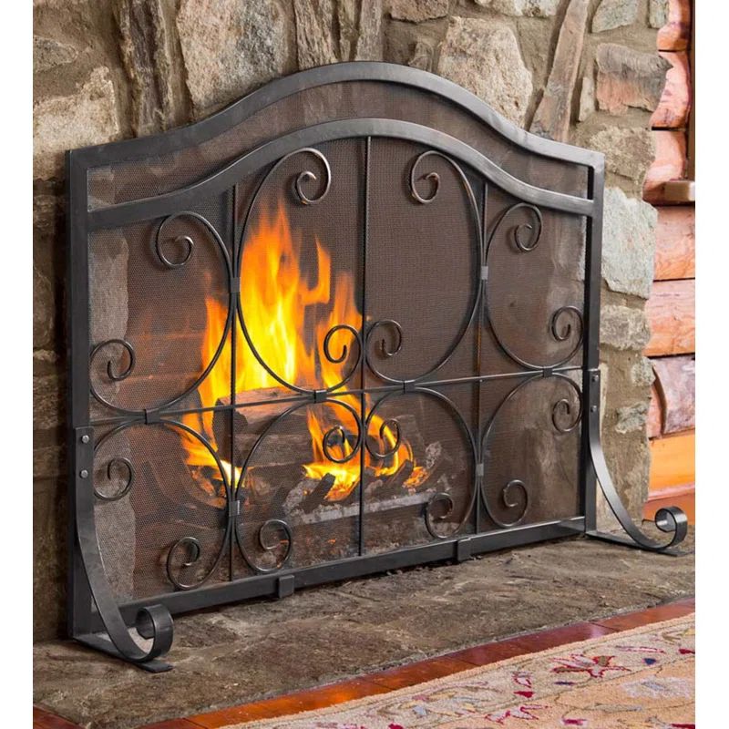 1 Panel Iron Fireplace Screen | Wayfair North America
