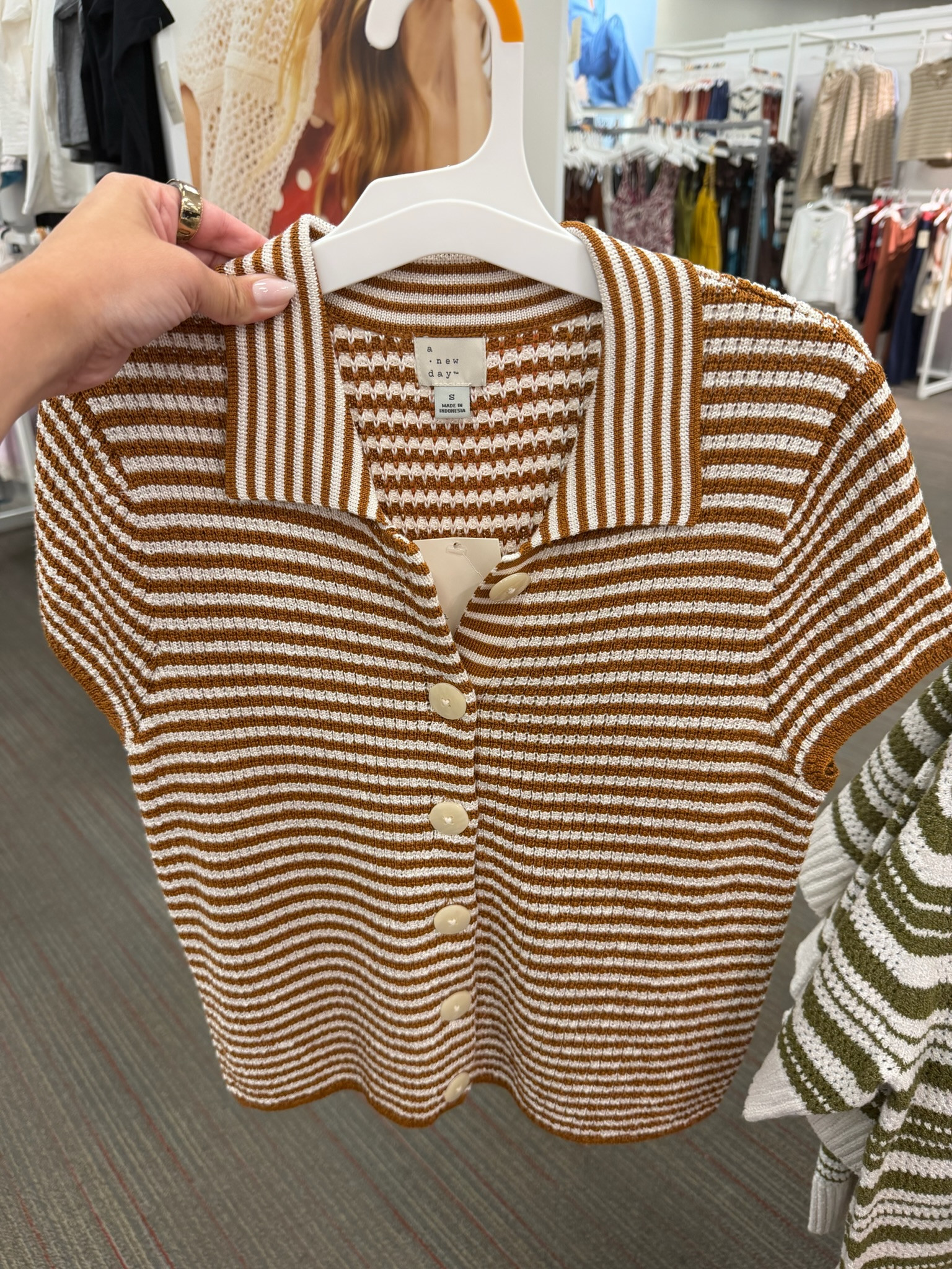This $30 A New Day striped sweater top is such an easy elevated basic 🤎 Perfect with jeans, trousers, or a skirt for work and everyday outfits!

wedding guest dress summer, summer outfits over 40, country concert outfits, summer dresses, teacher outfits, date night outfits, back to school outfits, vacation outfits beach, business casual workwear, concert outfit ideas
 

 #LTKgrwm #LTKootd #LTKSeasonal