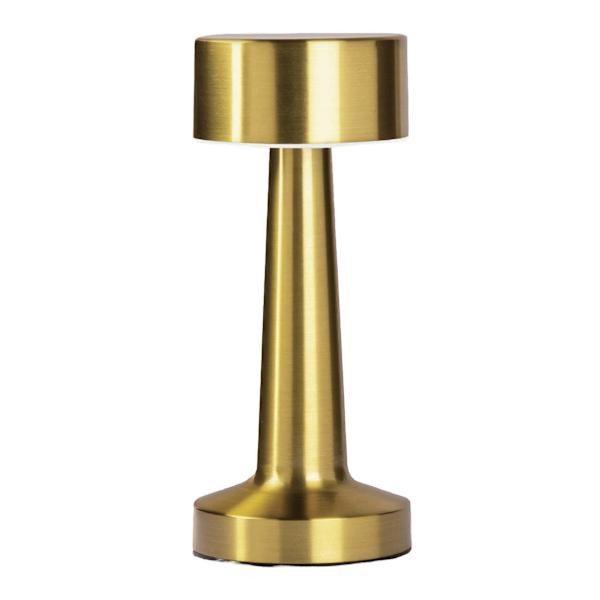 Gold Metal Touch Portable Rechargeable Lamp, 8.5", sold by At Home | At Home