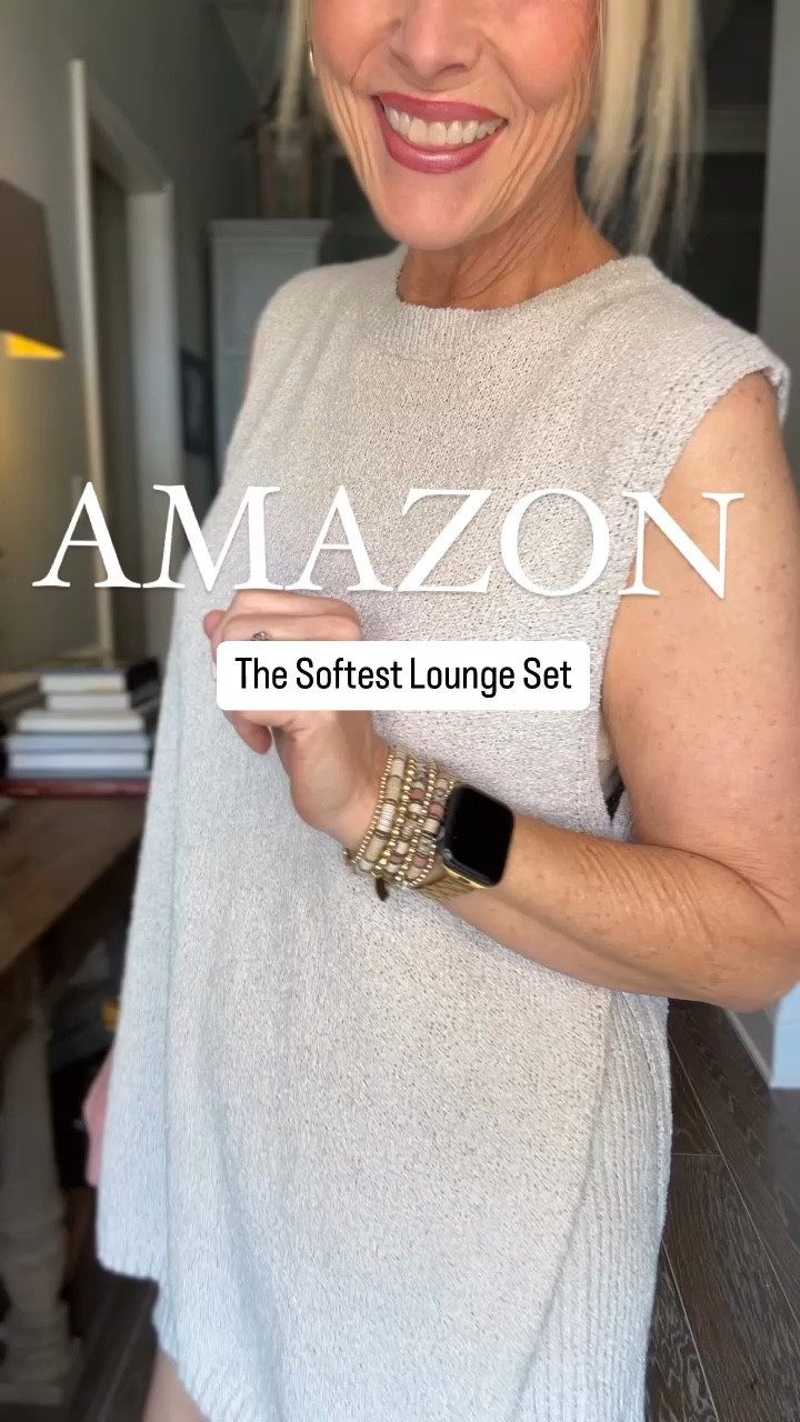 Say hello to one of the softest lounge shorts sets I’ve ever put on my body. Think “Barefoot Dreams” kinda soft. But it in shorts and a tunic! And it’s under $40! Yes, please! Perfect for lounging around the house. Put a tank on underneath it, and wear it out to run errands! 

XS-XL and comes in grey and black. I’m in a medium and would say it’s pretty TTS. Size up one if you want the shorts to be looser. 

Great Mother’s Day gift for yourself and all the favorite moms in your life  


#LTKsalealert #LTKGiftGuide #LTKover40