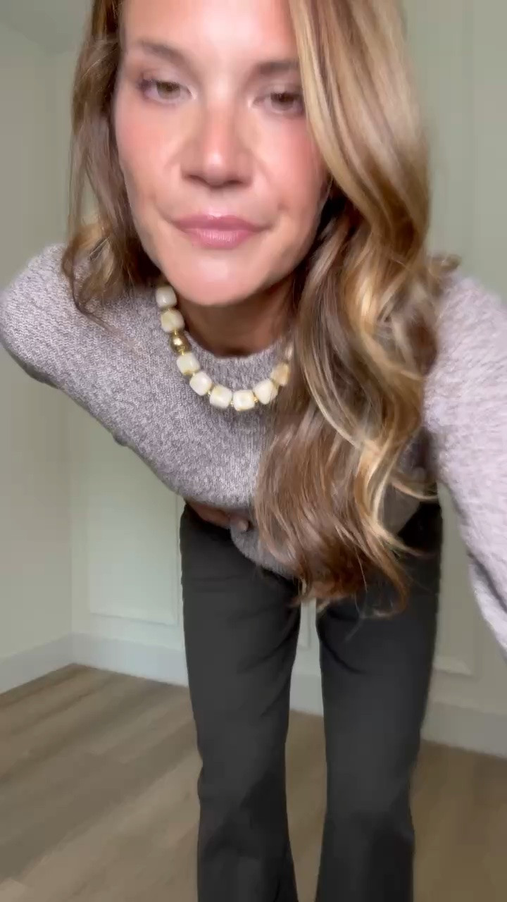 Such a good simple fall outfit. The soft neutral sweater with dark straight leg pants is easy to dress up with boots or keep casual with sneakers.

8 tall jeans, M tall top

Fall sweater, Straight leg pants, Neutral outfit, Fall outfit, Tall girl style, Casual work outfit, Sweater outfit, Everyday fall style, Dark pants, StangandCo

#LTKSeasonal #LTKootd #LTKTall