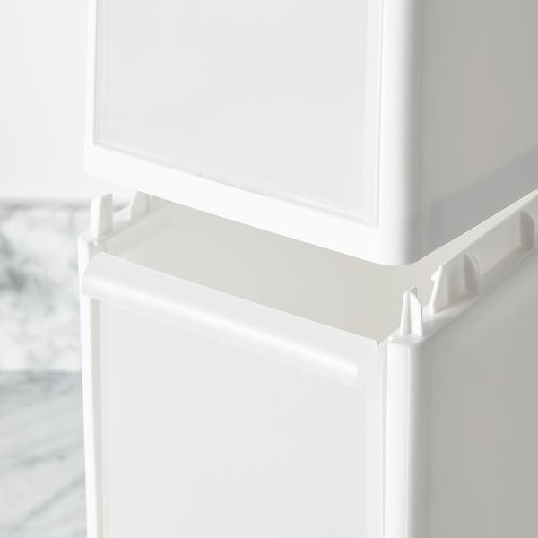like-it Modular Short Wide Drawer White | The Container Store