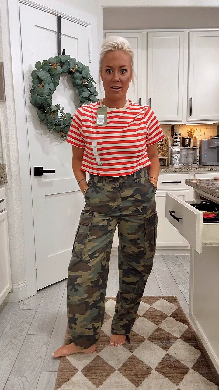 cute this mens tshirt for a cropped look and it’s only $6! Got a small, pants 30x32