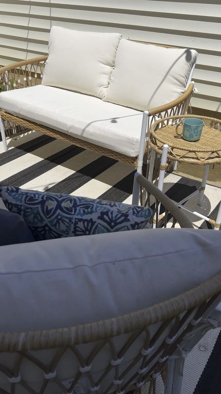 Patio furniture- outdoor furniture- patio set - Serena and Lily look for less - modern coastal aesthetic 

#LTKSeasonal #LTKHome