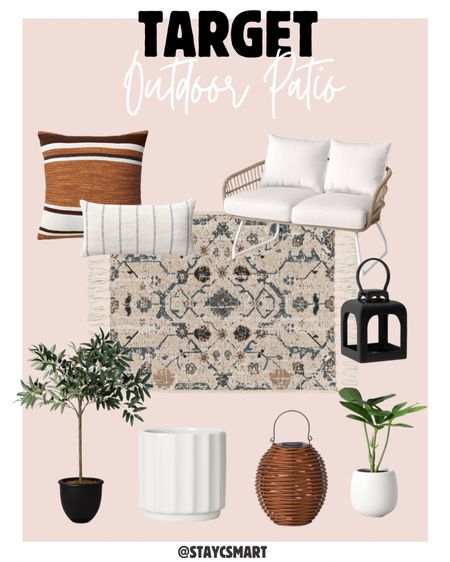 Outdoor summer patio finds from target, target patio decor, summer patio finds 

#LTKHome #LTKSeasonal