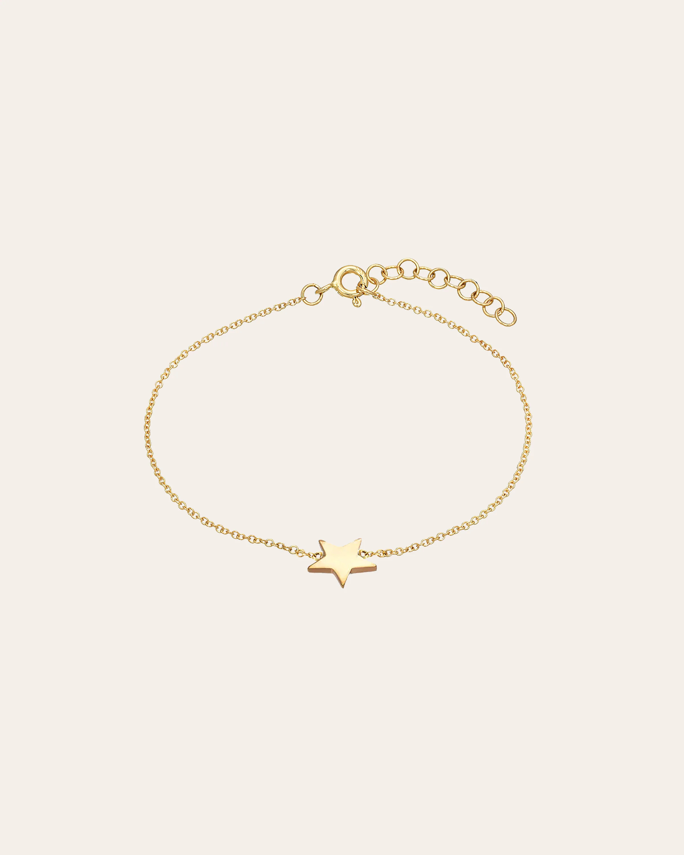 14k Gold Star Bracelet | Zoe Lev Jewelry