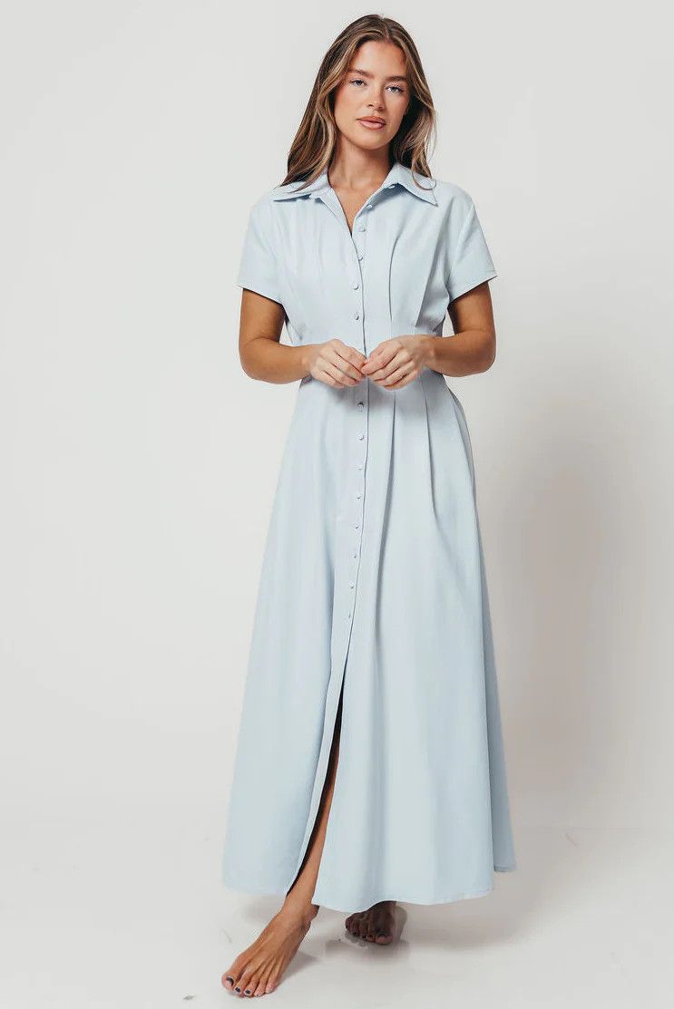 Parker Maxi Dress in Blue | Worth Collective
