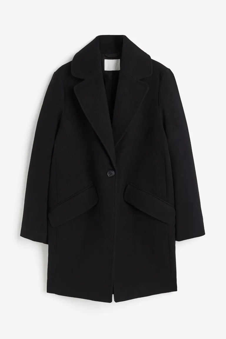 Twill Coat - Black - Ladies | H&M US | H&M (US + CA)
