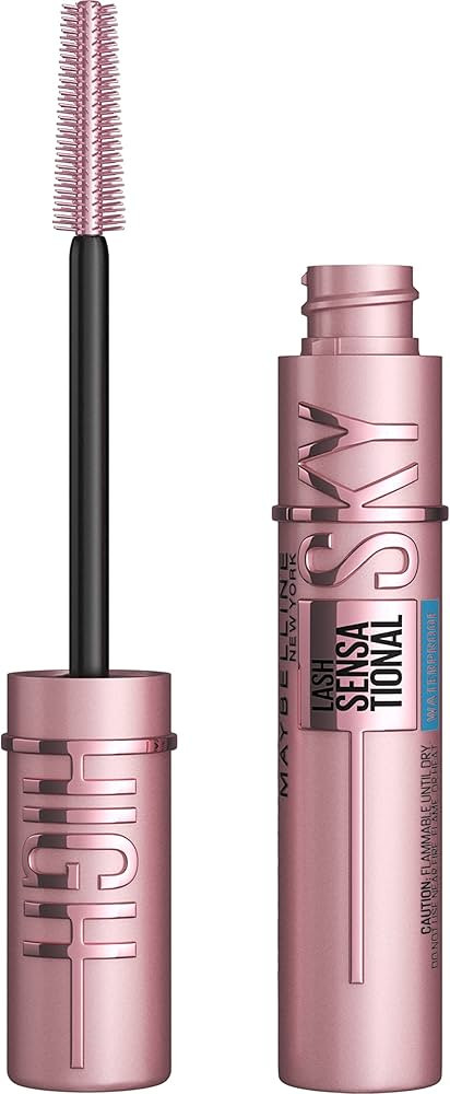 Maybelline New York Lash Sensational Sky High Waterproof Mascara Makeup, Volumizing, Lengthening,... | Amazon (US)