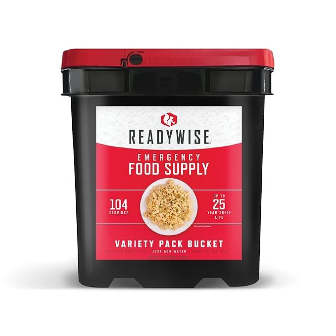 ReadyWise Emergency Food Supply, Freeze-Dried Survival-Food Disaster Kit for Hurricane Preparedne... | Amazon (US)