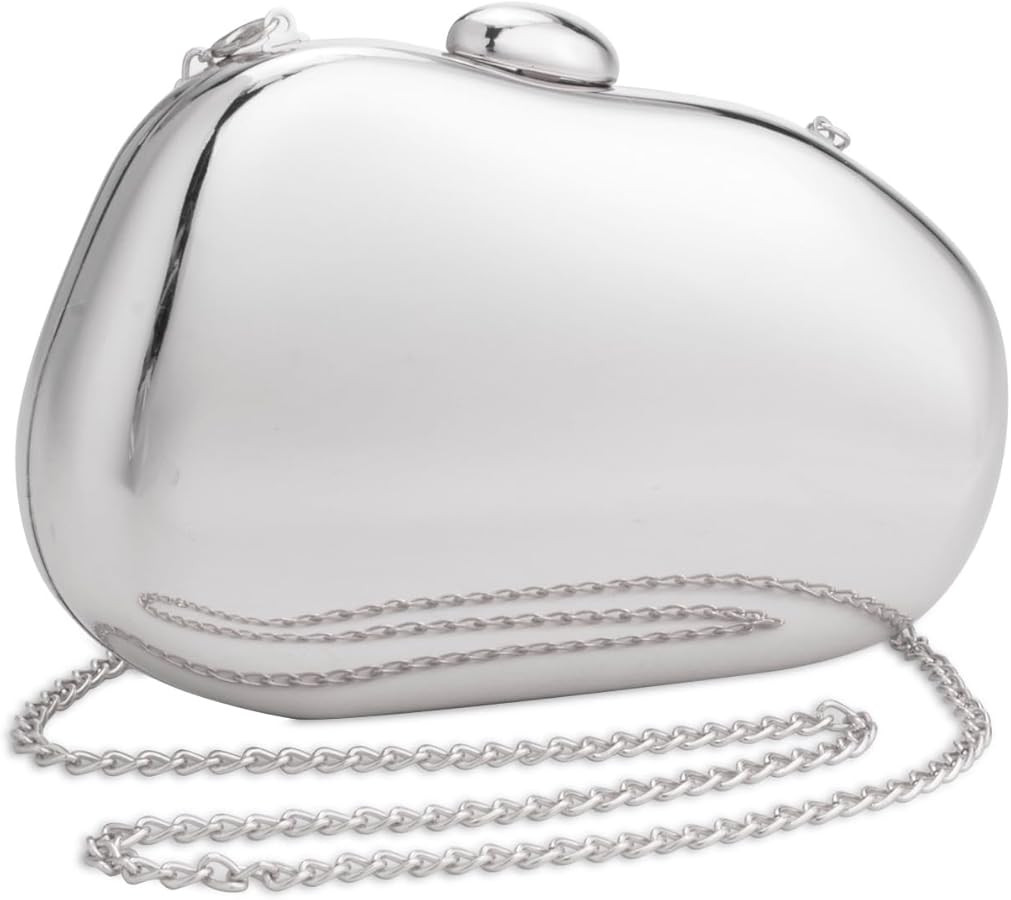 Gets Acrylic Clutch Purses for Women Gold Metallic Purse Silver Unique Handbag for Wedding Party ... | Amazon (US)