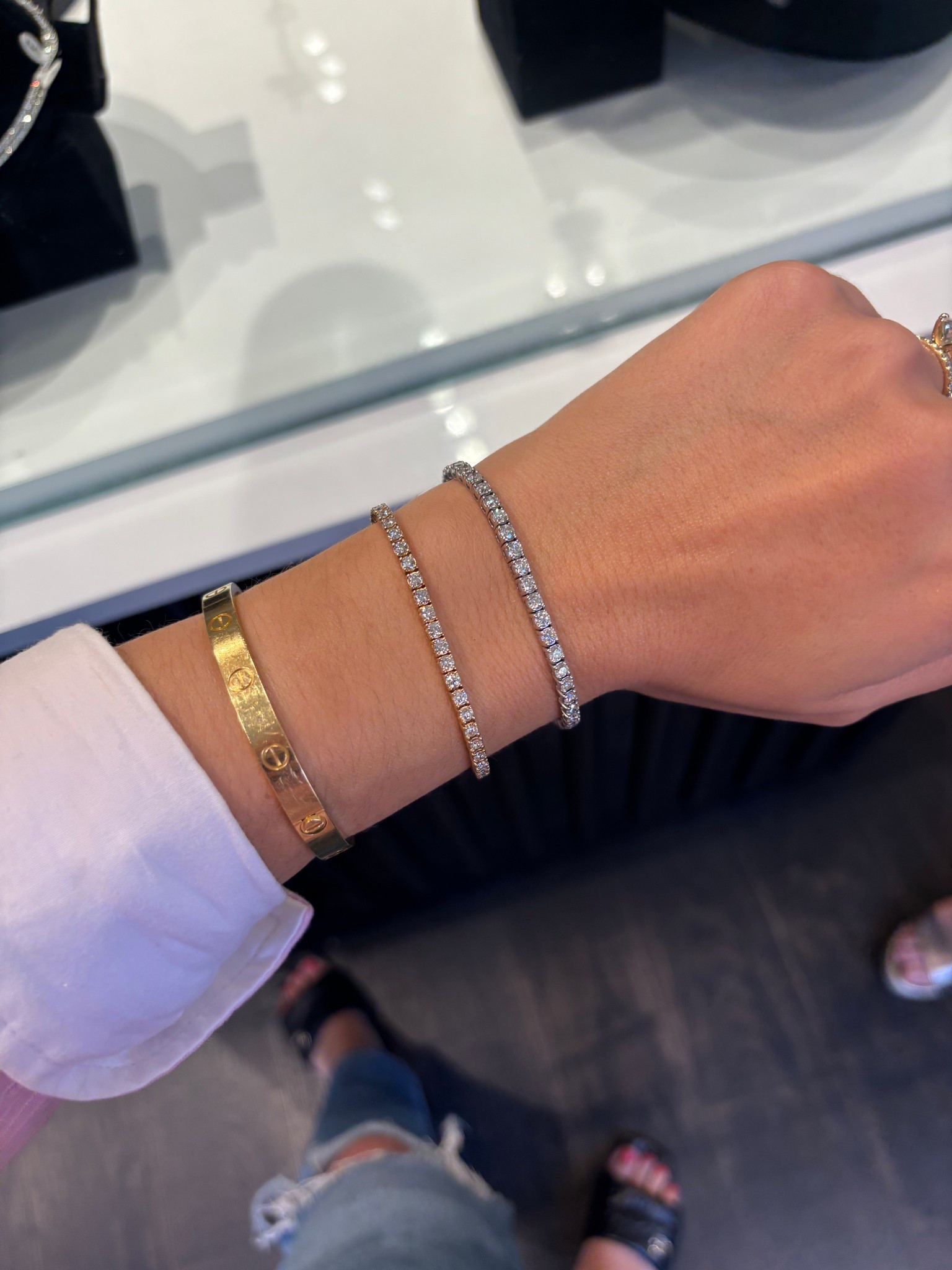 Tennis bracelets: gold or white gold? 

#LTKParties #LTKNYFW #LTKStyleTip