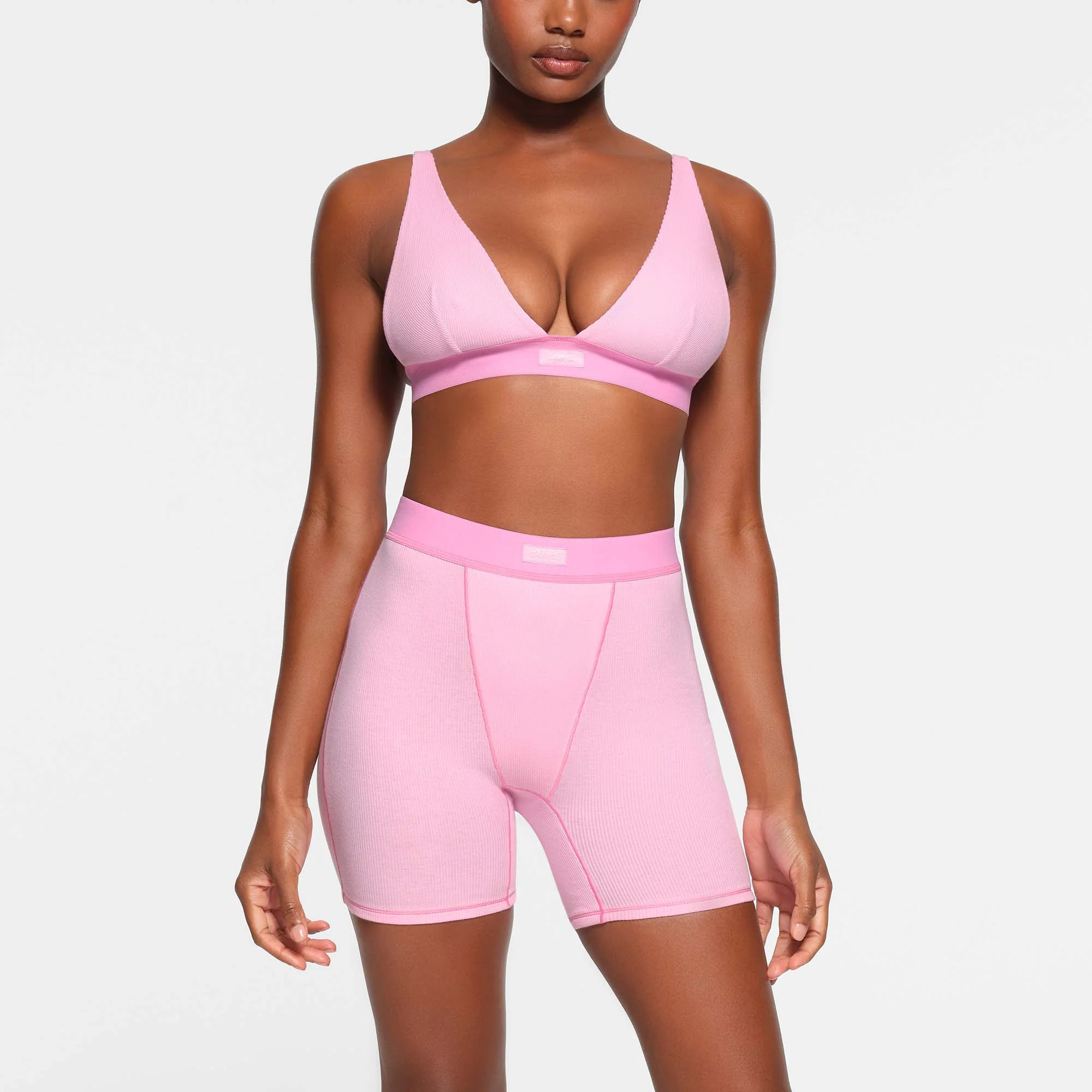SKIMS Boxer | Pink | 3XL | Cotton Rib | SKIMS (US)