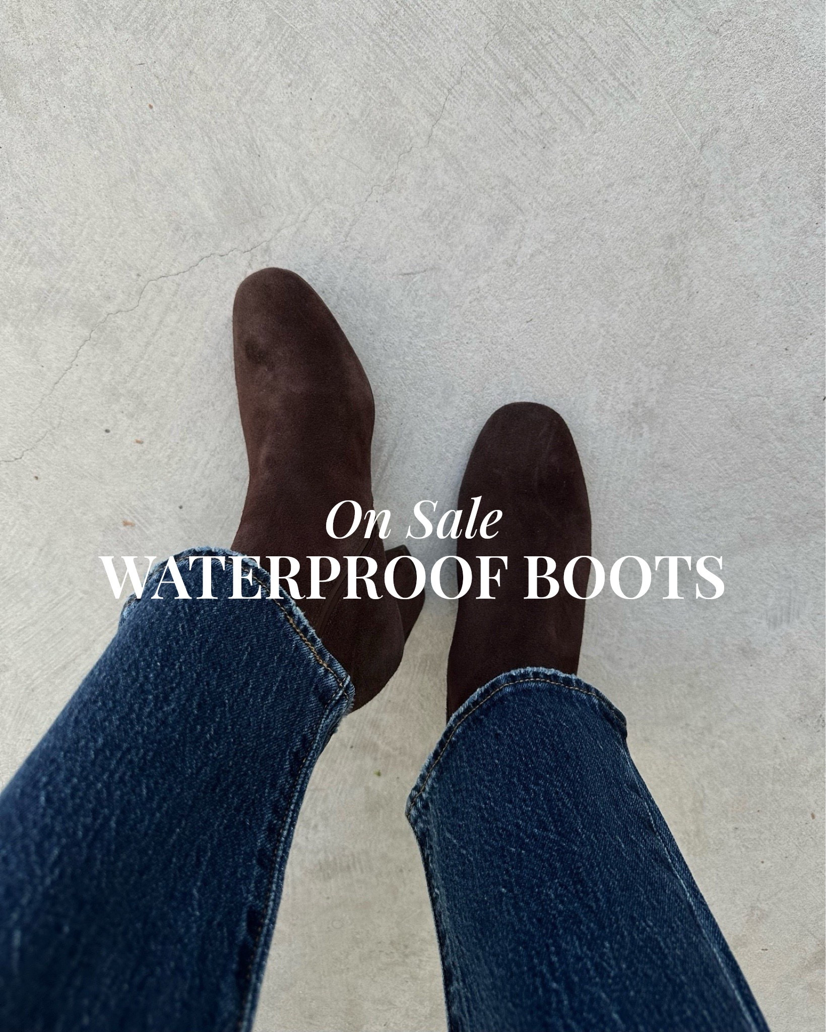 Waterproof boots on sale! 

Levi’s jeans - indifferent indigo 

#LTKSaleAlert