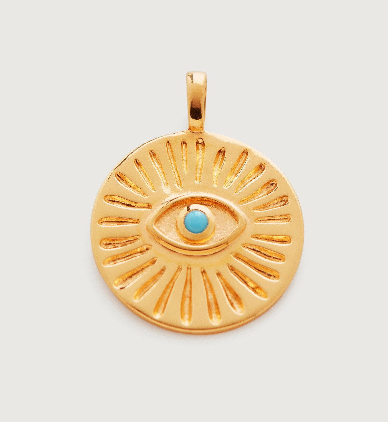 Talisman Evil Eye Pendant Charm | Monica Vinader (Global)