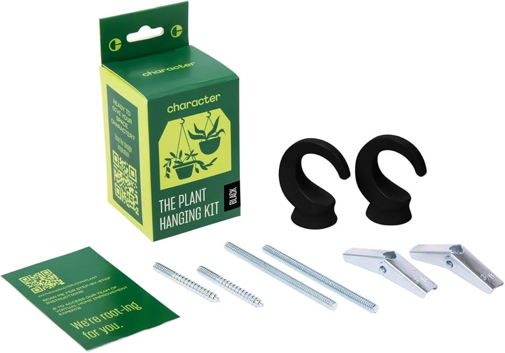 The Plant Hanging Kit with Toggle Bolts, Hooks, Screws, and Instructions for an Easy, Heavy Duty ... | Amazon (US)