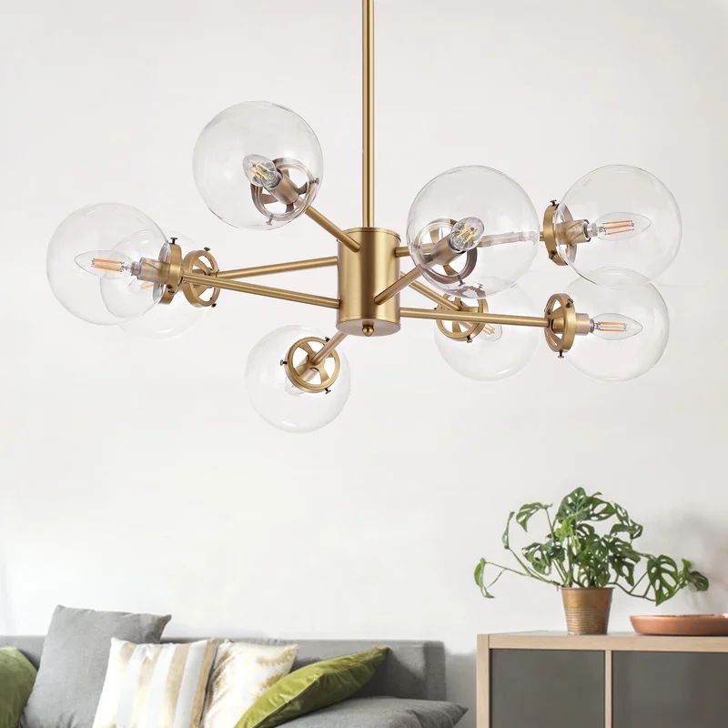 Millender 8 - Light Sputnik Modern Linear Chandelier | Wayfair North America