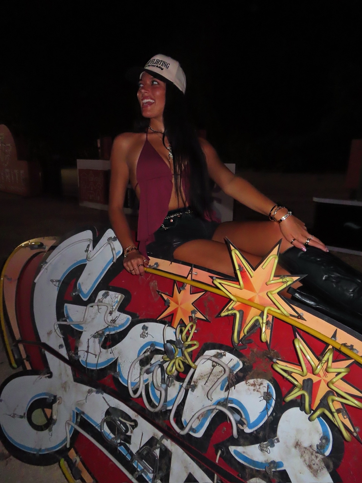 Out in Austin — cute top, denim shorts, and a trucker hat kind of night. Effortless, flirty, and bar-hopping ready.

#LTKdayinmylife #LTKootd #LTKgrwm