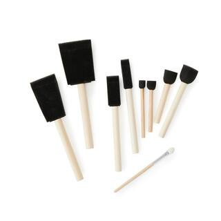 Foam Brush Variety 25 Piece Set by Craft Smart® in Brown/Black | Michaels® | Michaels Stores