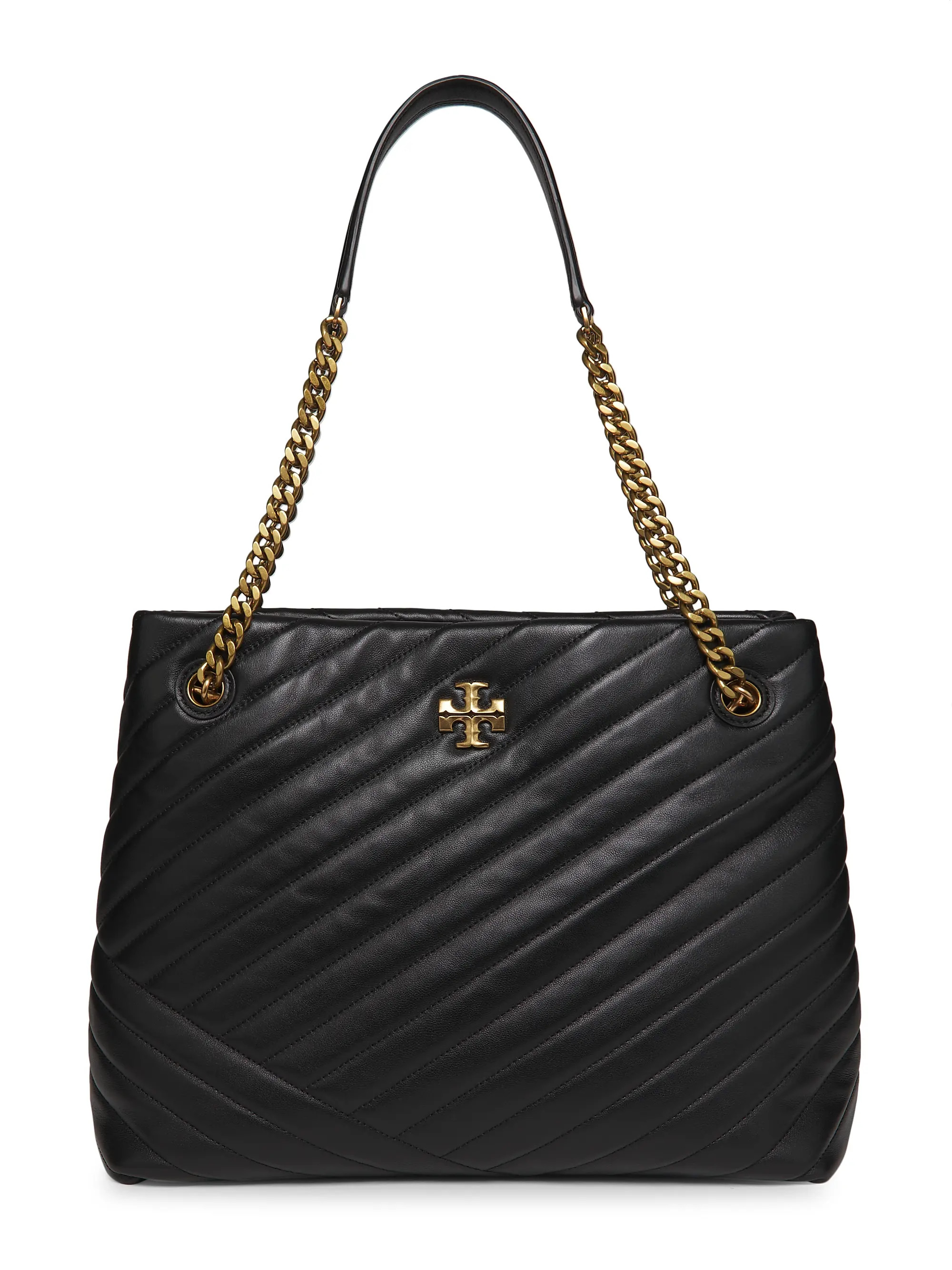 Shop Tory Burch Kira Leather Chevron Tote Bag | Saks Fifth Avenue | Saks Fifth Avenue