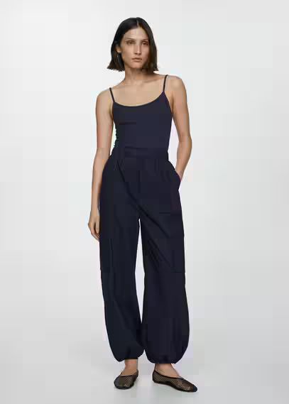 Parachute overall with braces | MANGO (US)