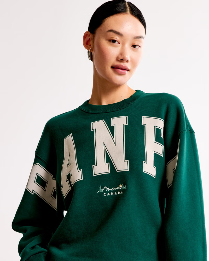 Women's Ski Destination Vintage Sunday Crew | Women's Tops | Abercrombie.com | Abercrombie & Fitch (US)