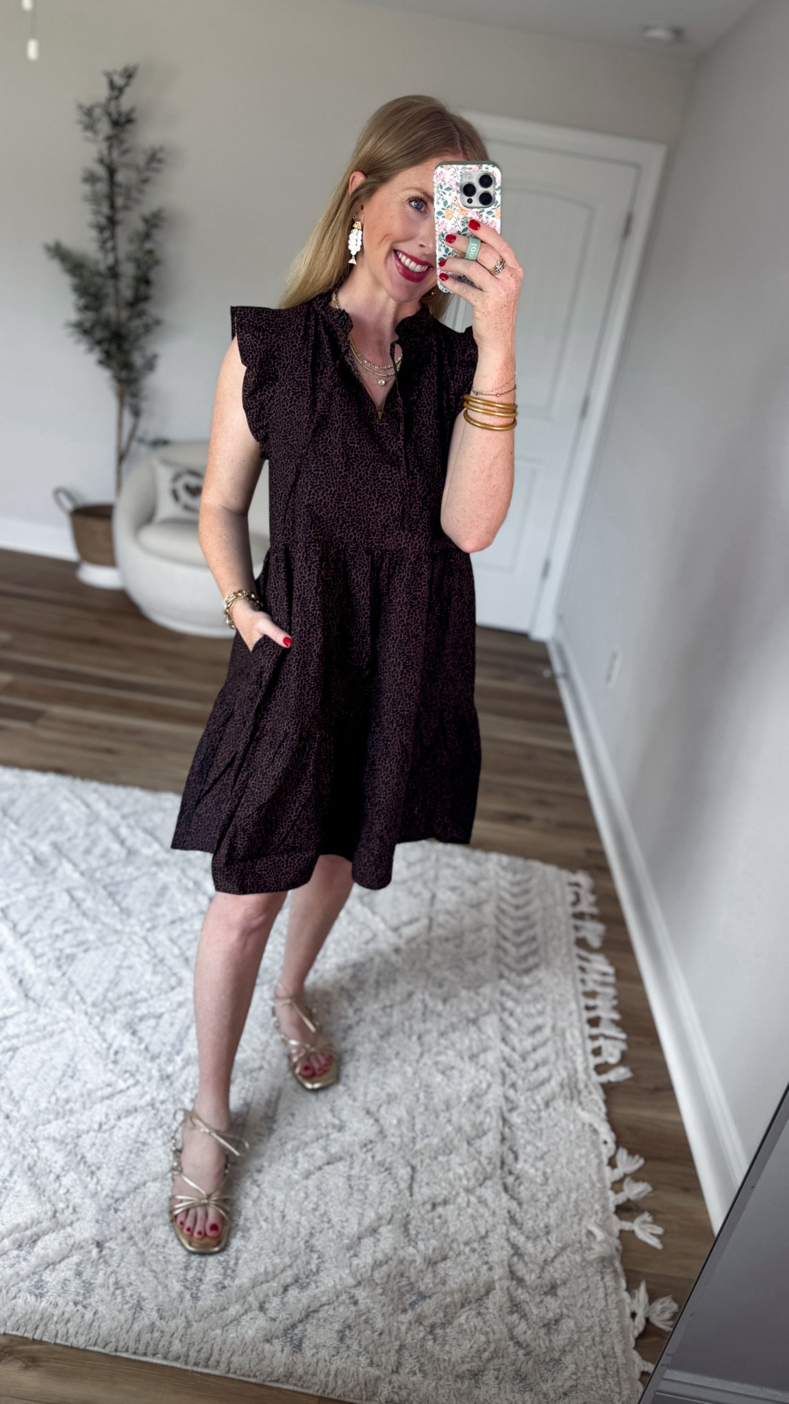Weekend Walmart Wins try-on
Flutter sleeve mini dress- small

#LTKootd #LTKmomlife