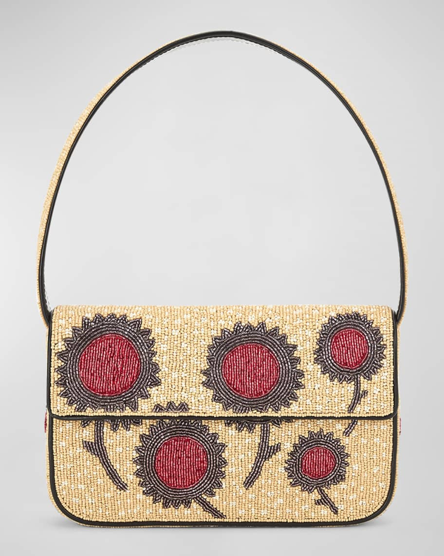 STAUD Tommy Beaded Shoulder Bag | Neiman Marcus