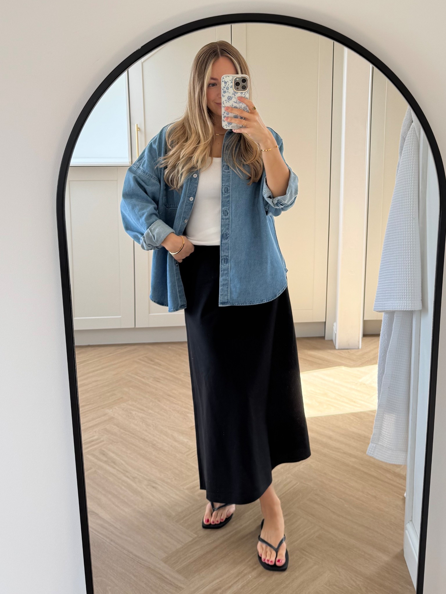 Linen blend skirt for Spring 🌞 wearing a size small 

#LTKspring