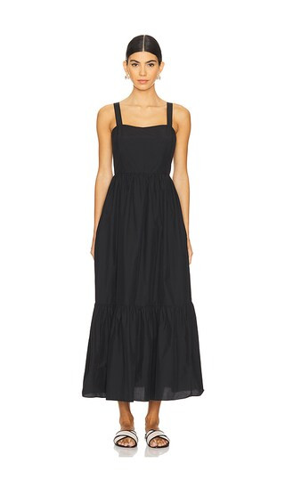 Tiered Dress in Black | Revolve Clothing (Global)