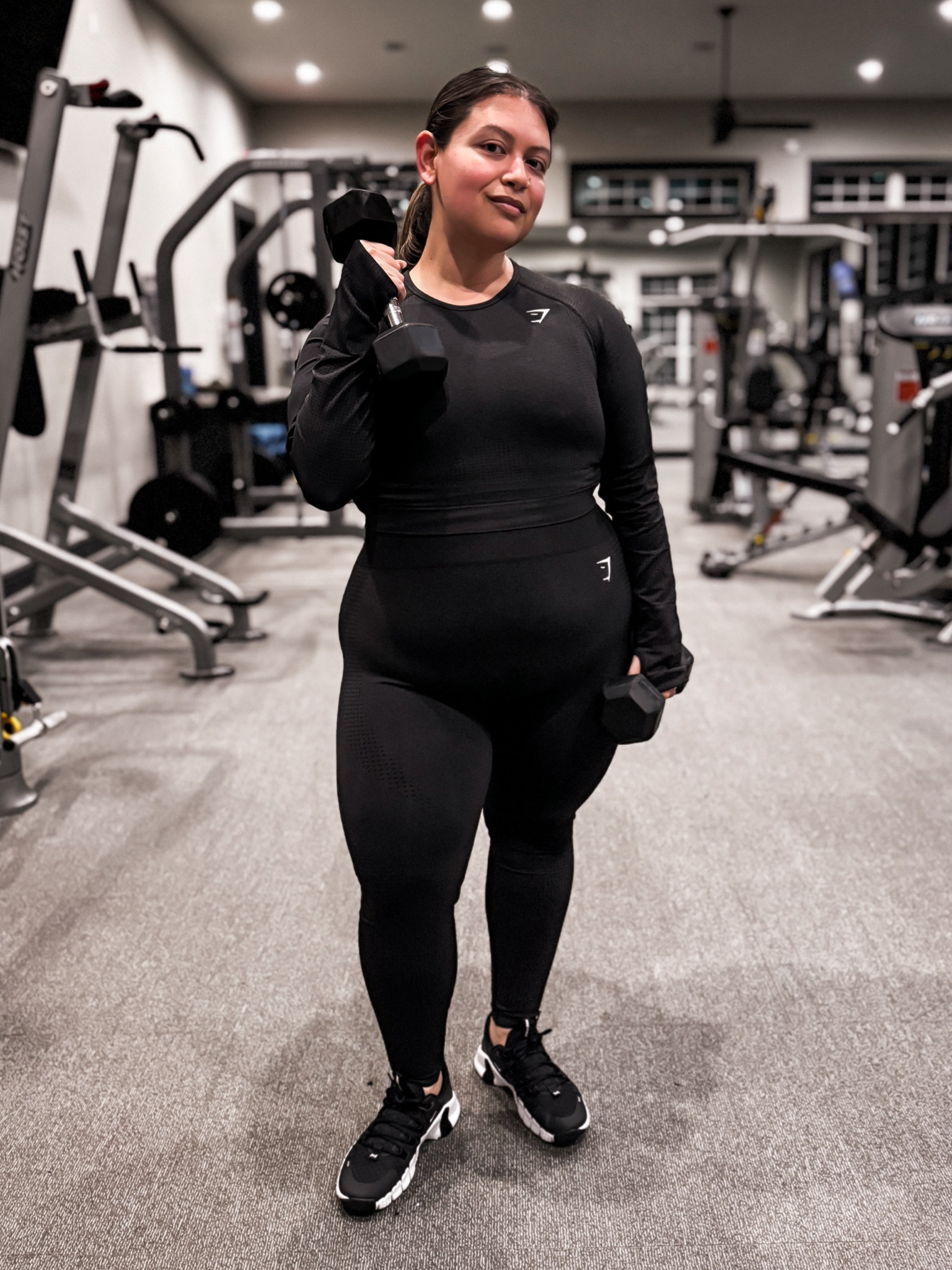 all black gym fits just hit different

#LTKplussize #LTKfitness #LTKshoecrush
