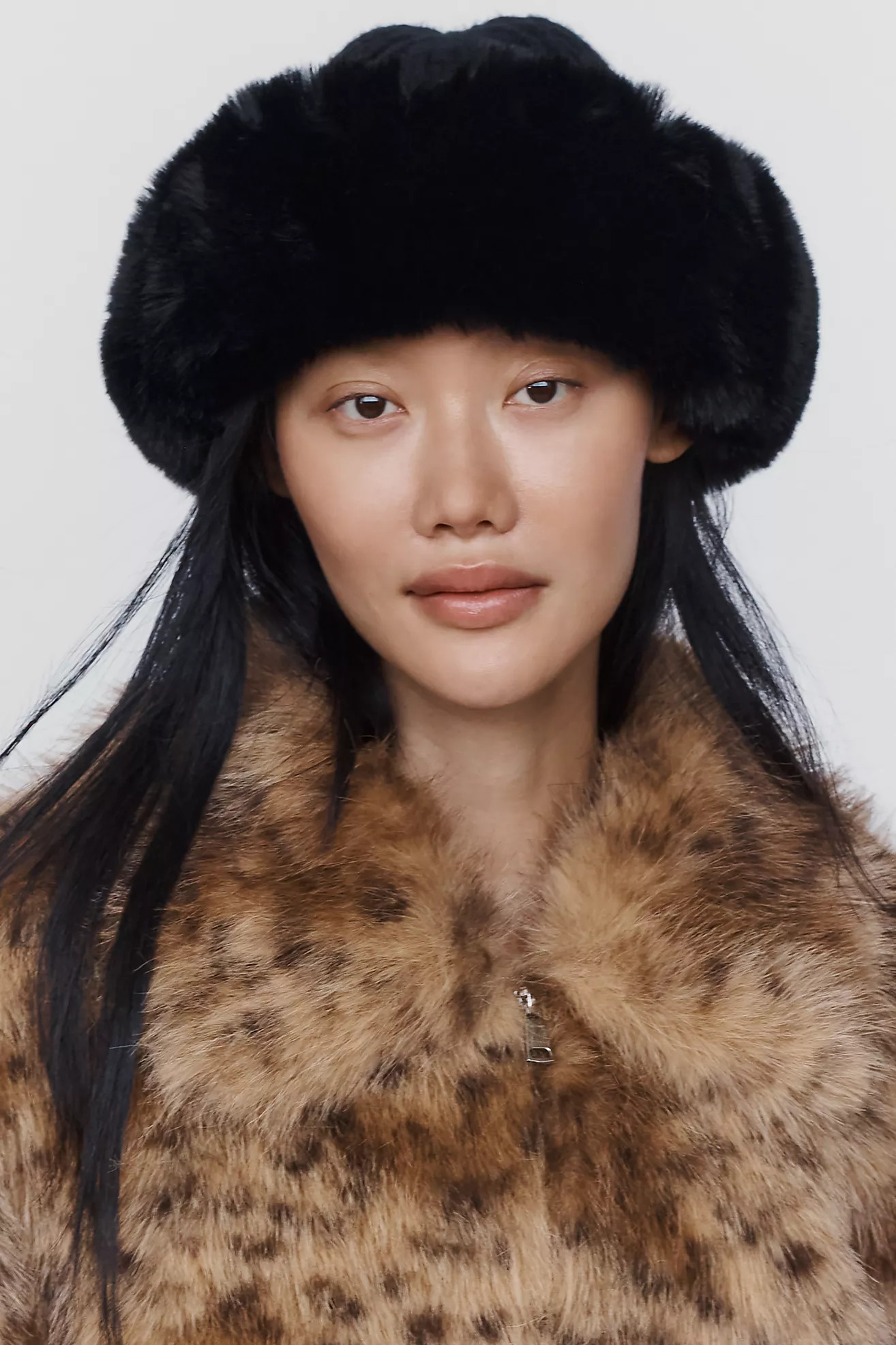 Faux-Fur Knit Cloche Hat | Anthropologie (US)