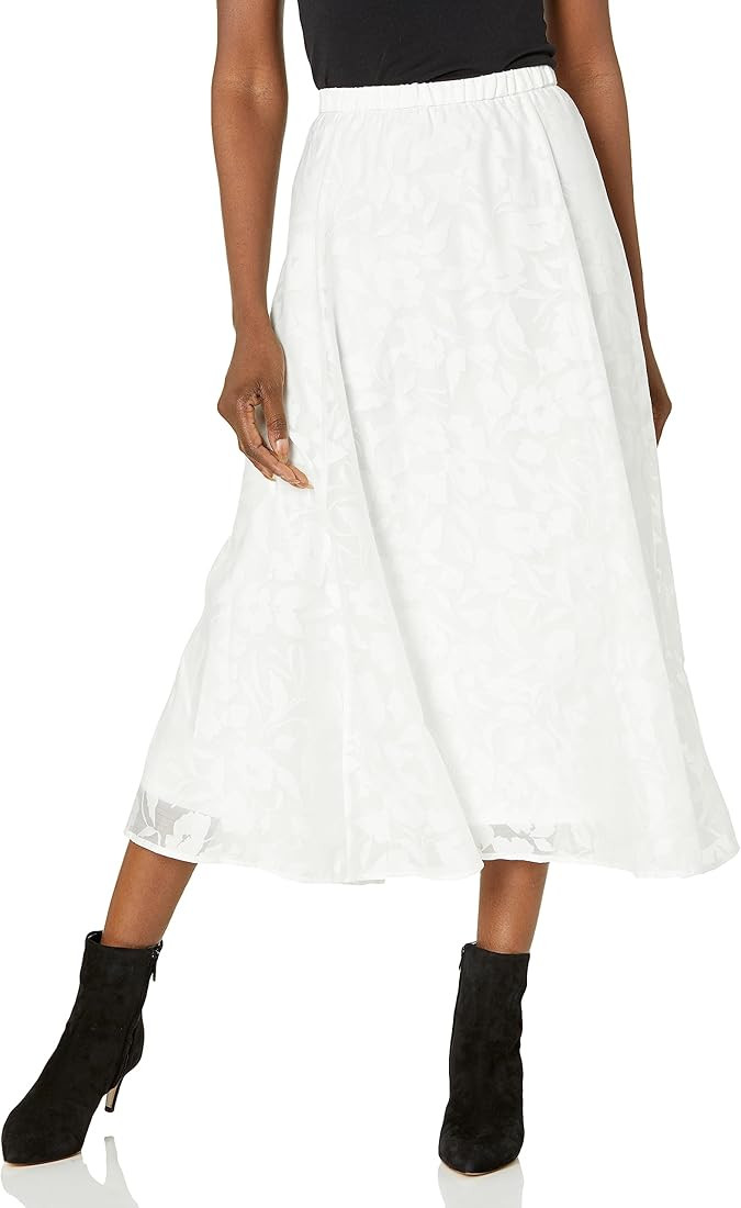 Anne Klein Women's Pull on Shirred Wb Skirt | Amazon (US)